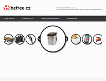 Tablet Screenshot of befree.cz